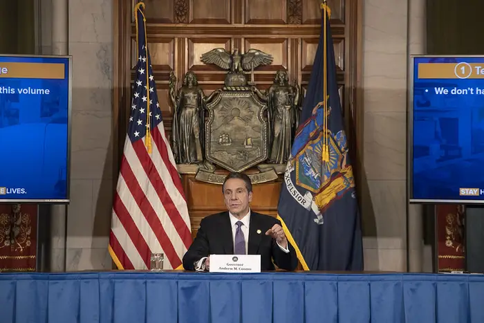 Governor Cuomo delivers press briefing on state's response to coronavirus crisis.